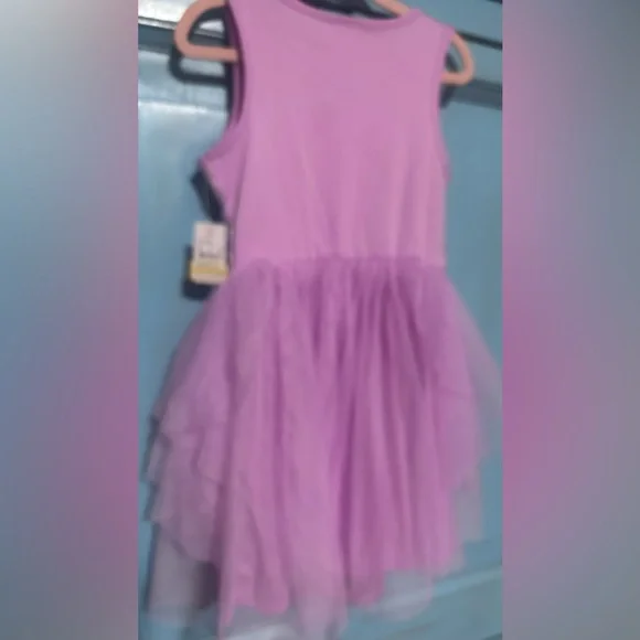 Zhenzi Glittery Purple Cat Dance Costume - Picture 4 of 5